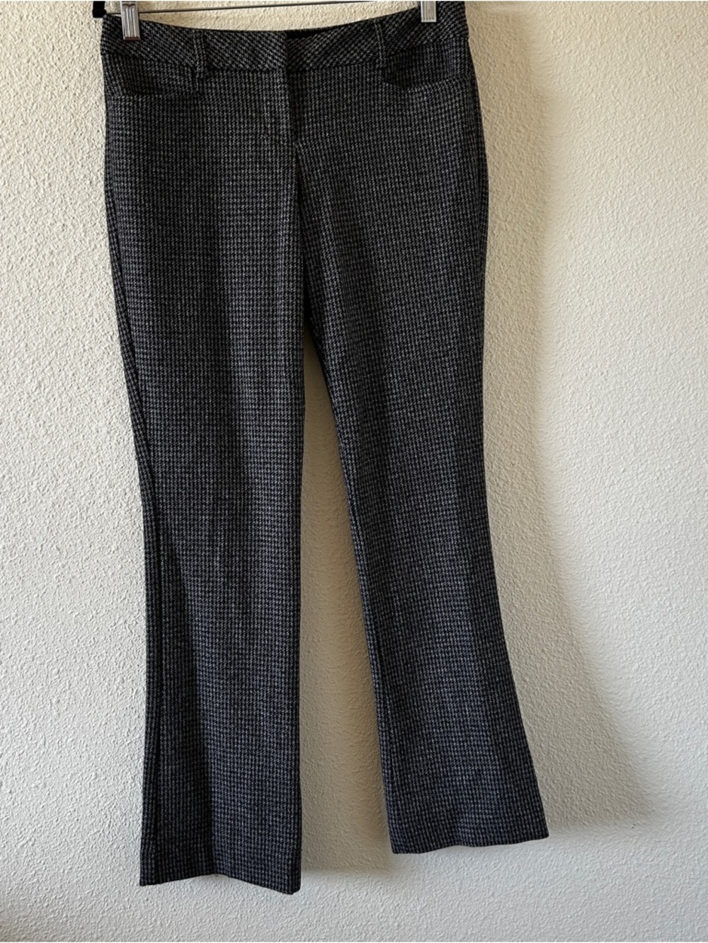 Express Columnist Houndstooth Straight Leg Office Career Pants Women’s 4R